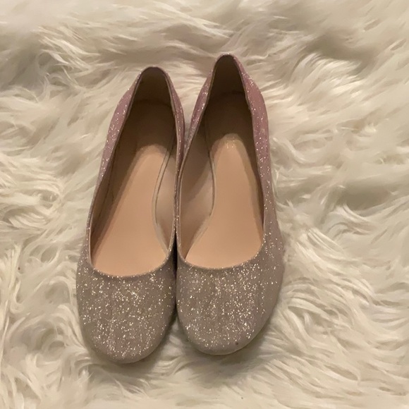 Sparkly Pink Kids Dress Shoes - Picture 1 of 7